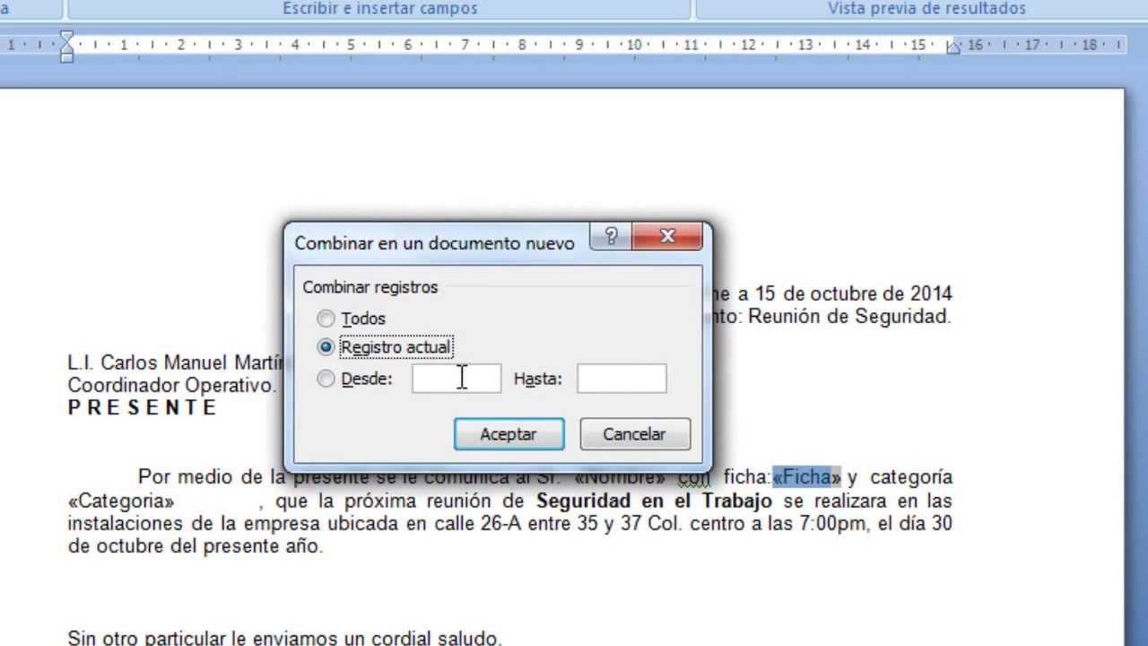 como hacer un oficio dirigido a varias personas