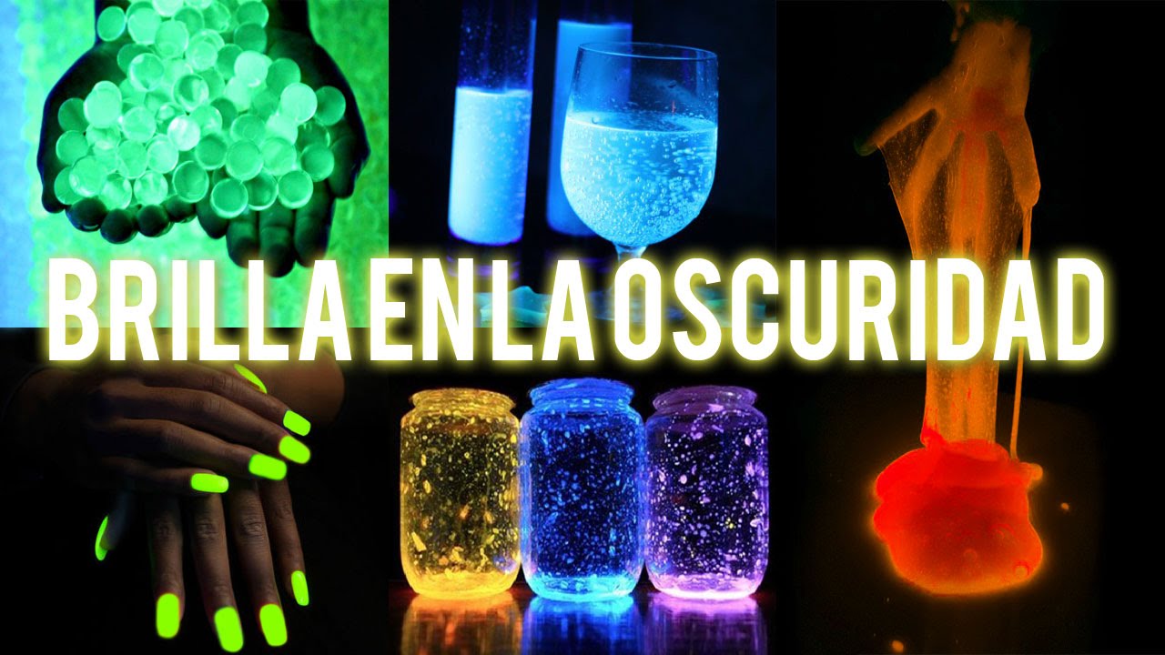 como se llaman las cosas que brillan en la oscuridad