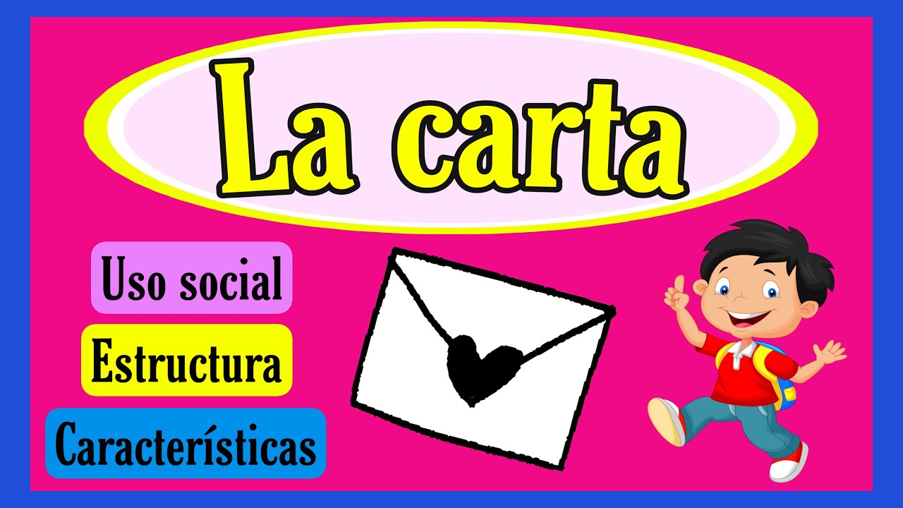 cual es el proposito de escribir una carta