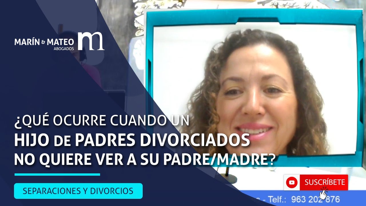 cuando un hijo no quiere vivir con su madre