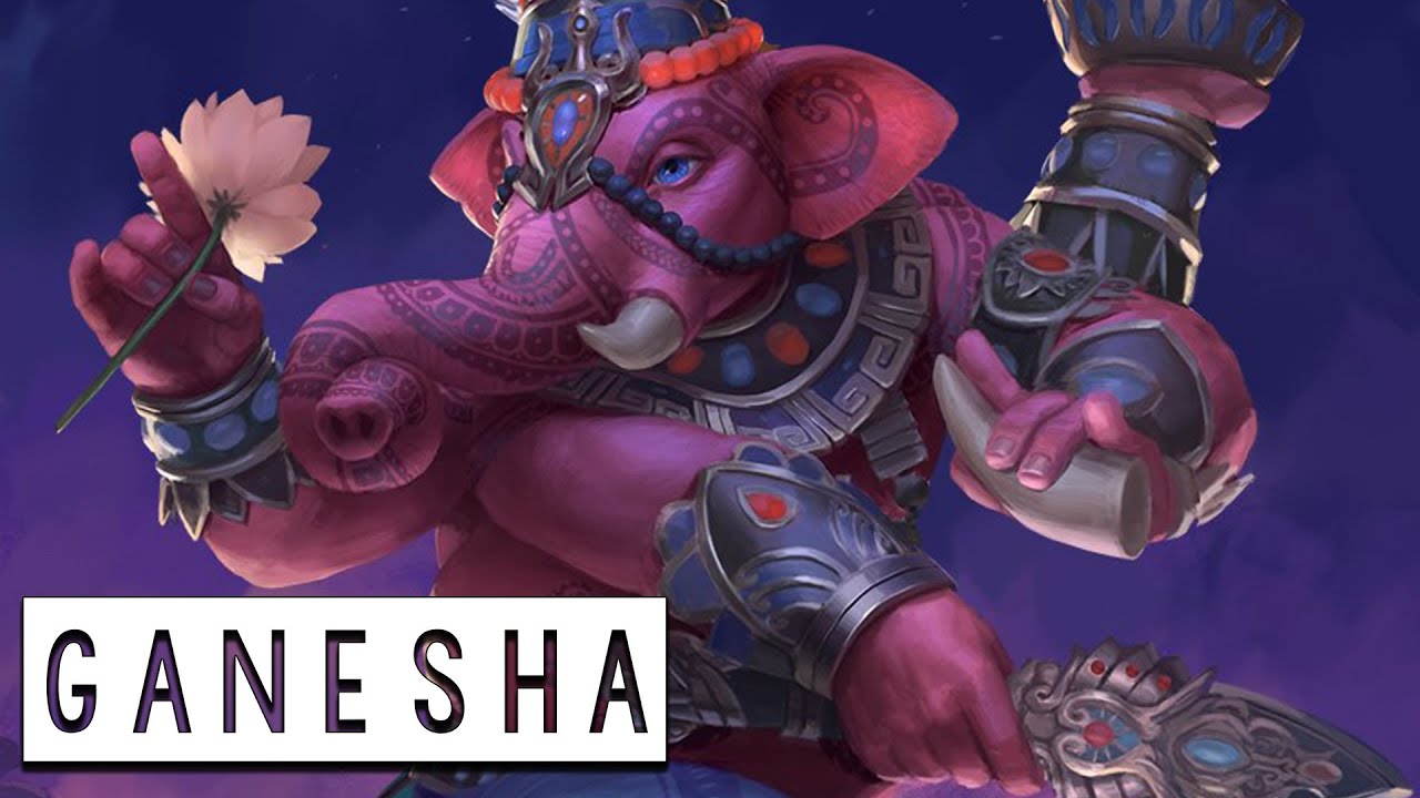 dios con cabeza de elefante del panteón hinduista