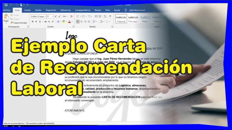 Descarga la mejor carta de recomendación laboral en formato Word