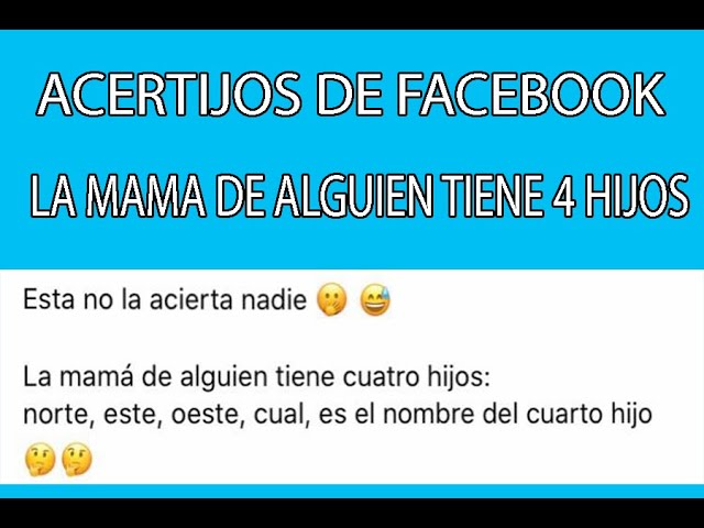 la madre de juan tiene 5 hijos respuesta