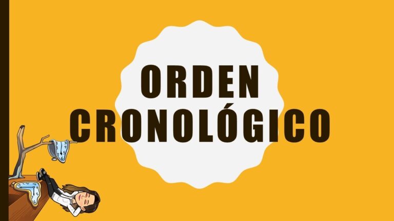 Ordena cronológicamente estos 6 hechos históricos y descubre su impacto ...