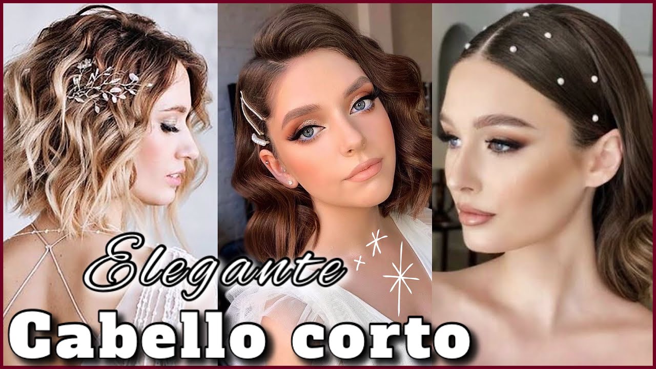 peinados para fiesta de noche para cabello corto