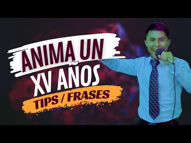 programa de maestro de ceremonias de 15 años