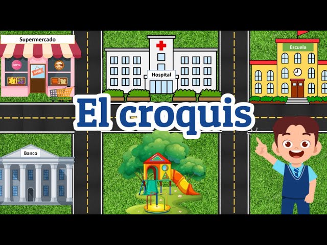 que es un croquis para niños de primaria