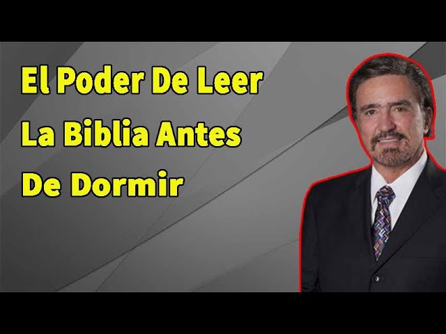 que puedo leer en la biblia antes de dormir