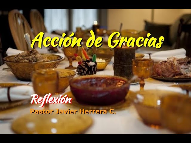 reflexion sobre el dia de accion de gracias