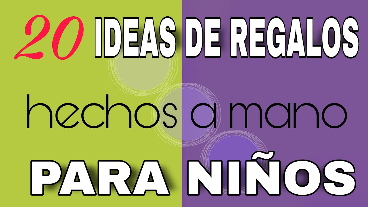 regalos para el dia del niño hechos a mano