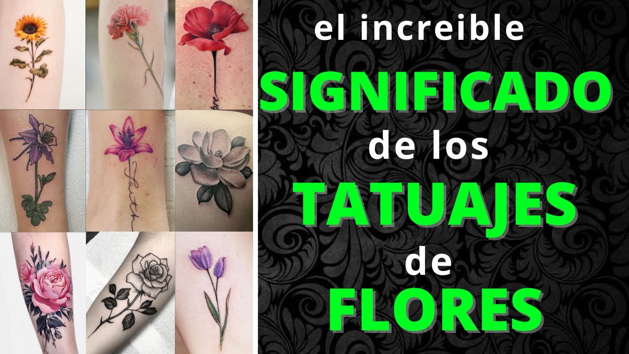 tatuajes de flores en el brazo para mujeres pequeños